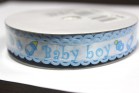 Атласная лента ажурная Baby boy (1,2 см, 1 м) - Магазин для кондитеров "Творим чудеса"