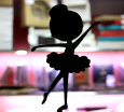 Топпер силуэт "Балерина маленькая" - Магазин для кондитеров "Творим чудеса"