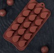 Силиконовая форма для шоколада "Капелька" 15 ячеек - Магазин для кондитеров "Творим чудеса"