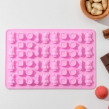 Силиконовая форма для шоколада и мармелада «Игрушки», 48 ячеек - Магазин для кондитеров "Творим чудеса"