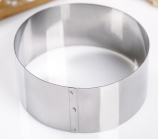 Кольцо металлическое d 8 см, h 5 см, толщина 0,5 мм (1 шт.) - Магазин для кондитеров "Творим чудеса"