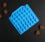 Силиконовая форма для мармелада и шоколада «Фруктовый бум», 42 ячейки - Магазин для кондитеров "Творим чудеса"
