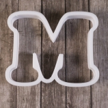 Вырубка для пряника буква "М"  - Магазин для кондитеров "Творим чудеса"