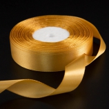 Атласная лента цвет: золото (2см, 30 м) - Магазин для кондитеров "Творим чудеса"